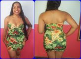 Vestido Curto Flores (P)